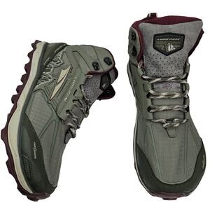 Altra Arrows Lone Peak 4 Mid Mesh Olive Dark Port Womens 11 Trailrunning Shoes